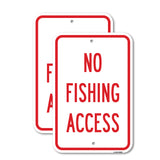 No Fishing Access