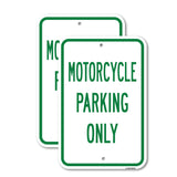 Motorcycle Parking Only