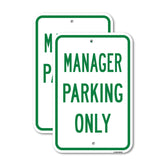 Manager Parking Only