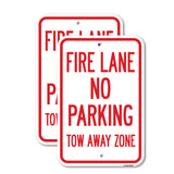Fire Lane No Parking Tow Away Zone