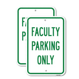 Faculty Parking Only
