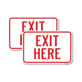 Exit Here