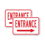 Entrance With Right Arrow