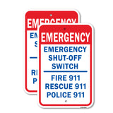 Emergency Shut-off Switch Fire 911 Rescue 911 Poli