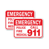Emergency Police Fire Medical Call 911