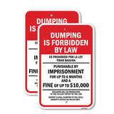 Dumping Is Forbidden By Law Es Prohibido Por La Le