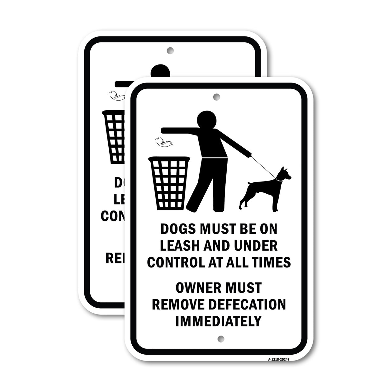 Dogs Must Be On Leash And Under Control