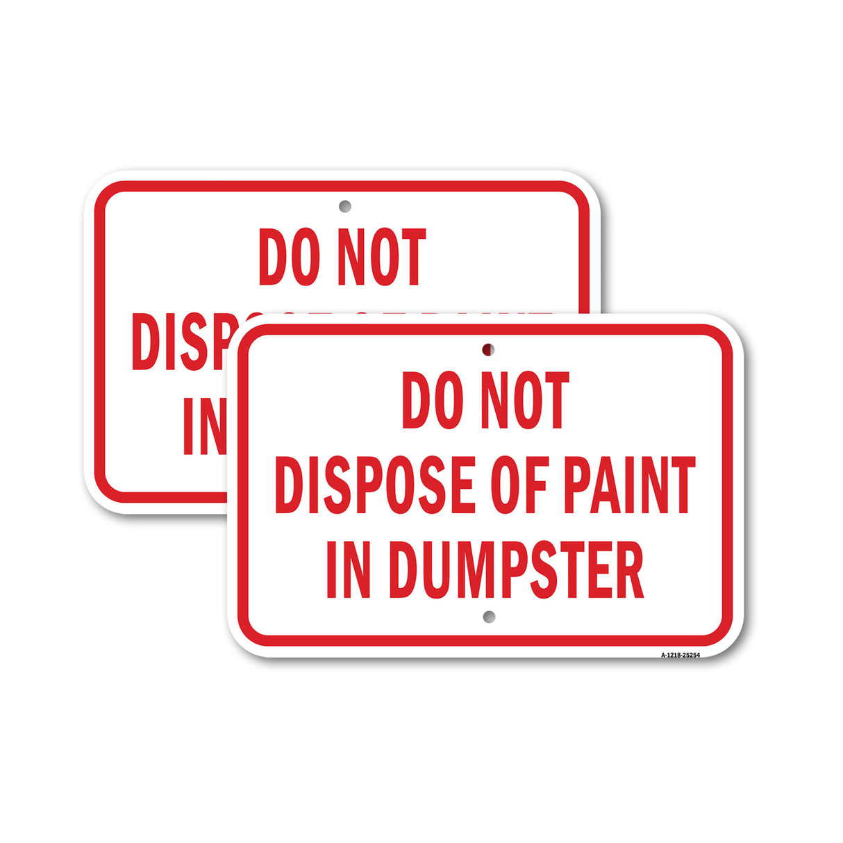 Do Not Dispose Of Paint In Dumpster
