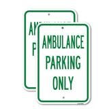 Ambulance Parking Only