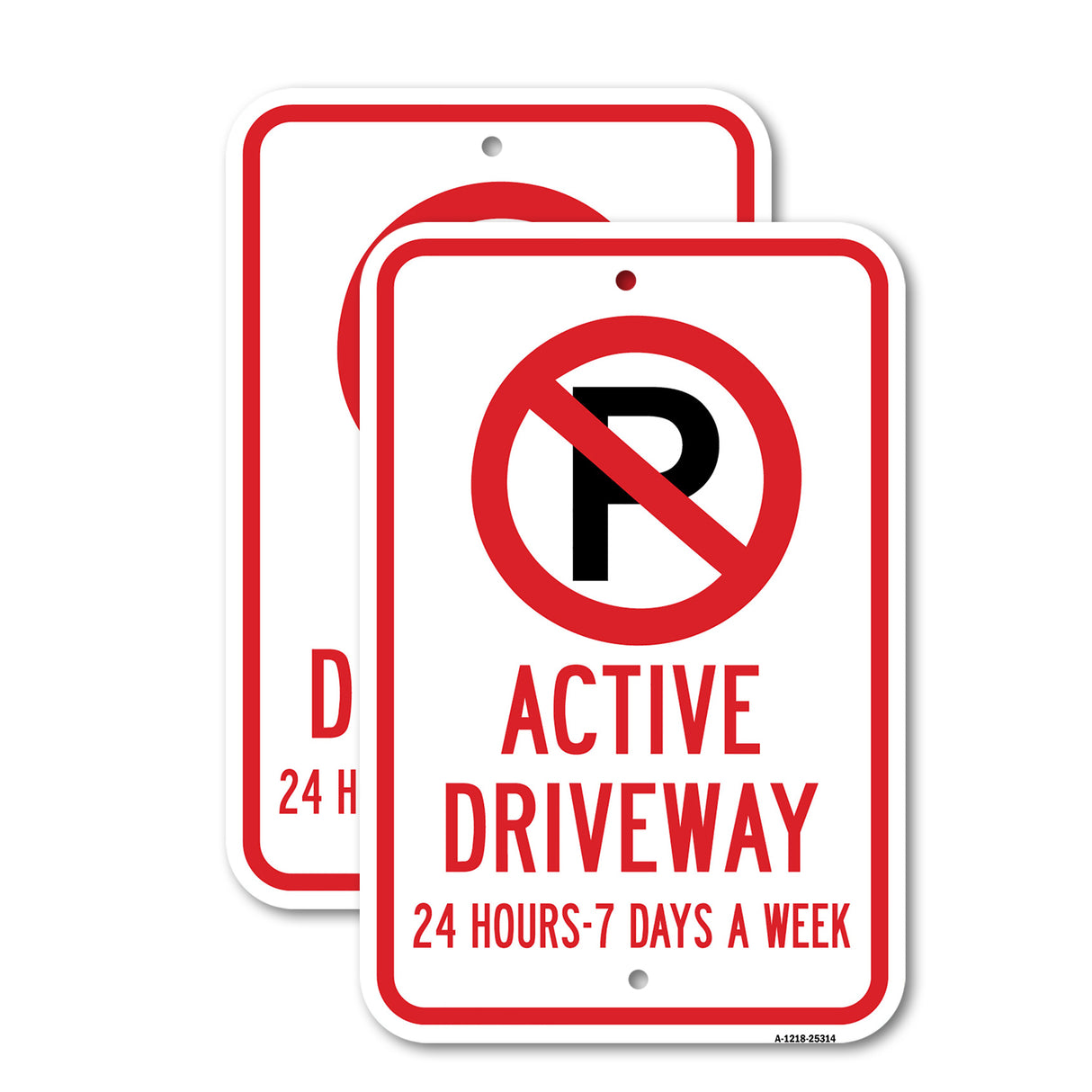 Active Driveway 24 Hours 7 Days A Week With No Par