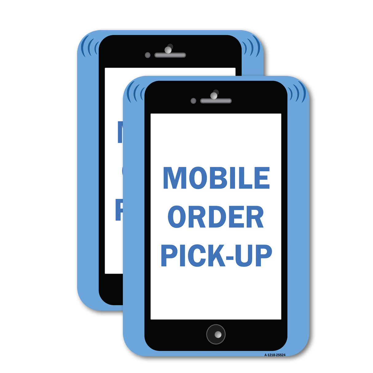 Public Safety Sign - Mobile Order Pick Up