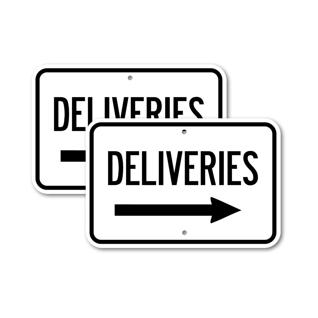 Deliveries with right arrow