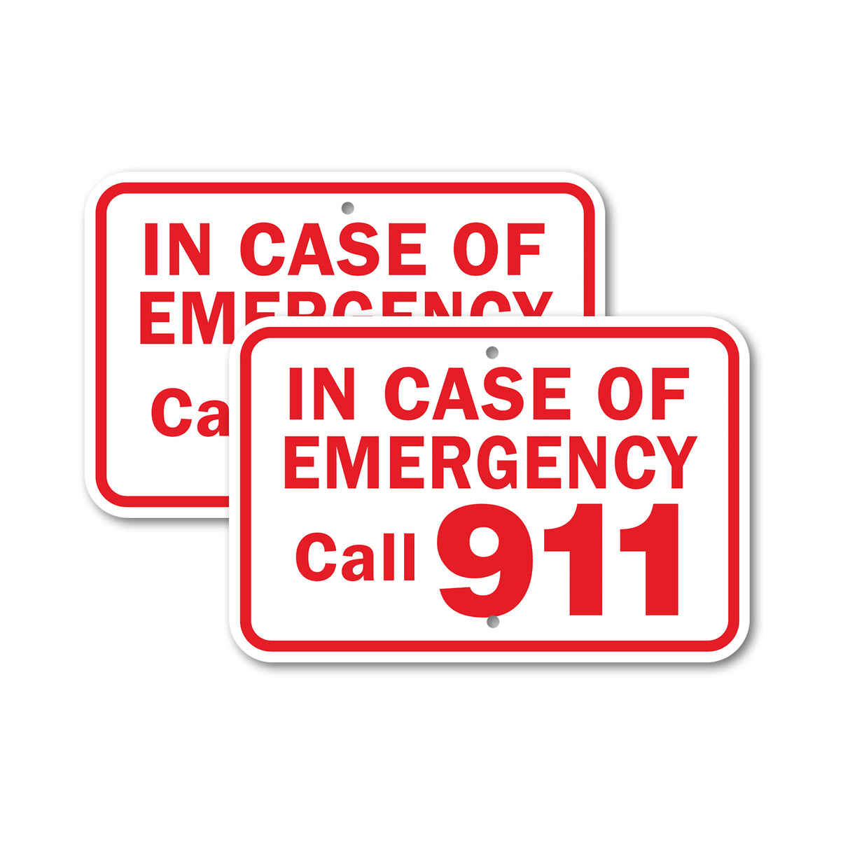 In Case Of Emergency Call 911