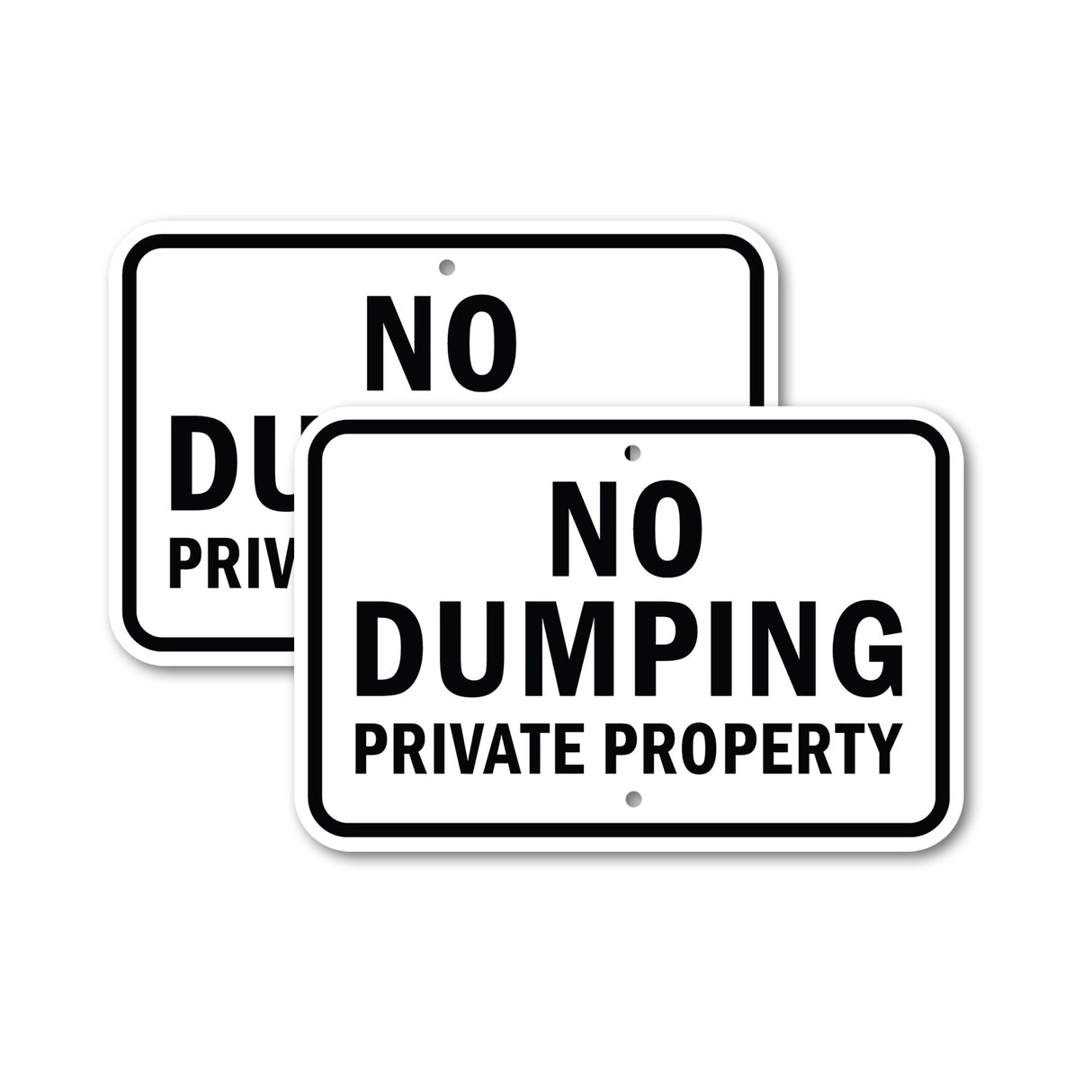 No Dumping Private Property