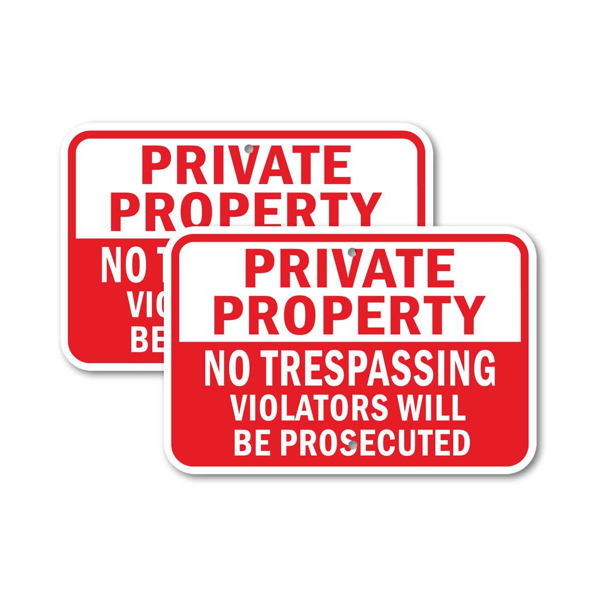 Private Property No Trespassing Violators Will