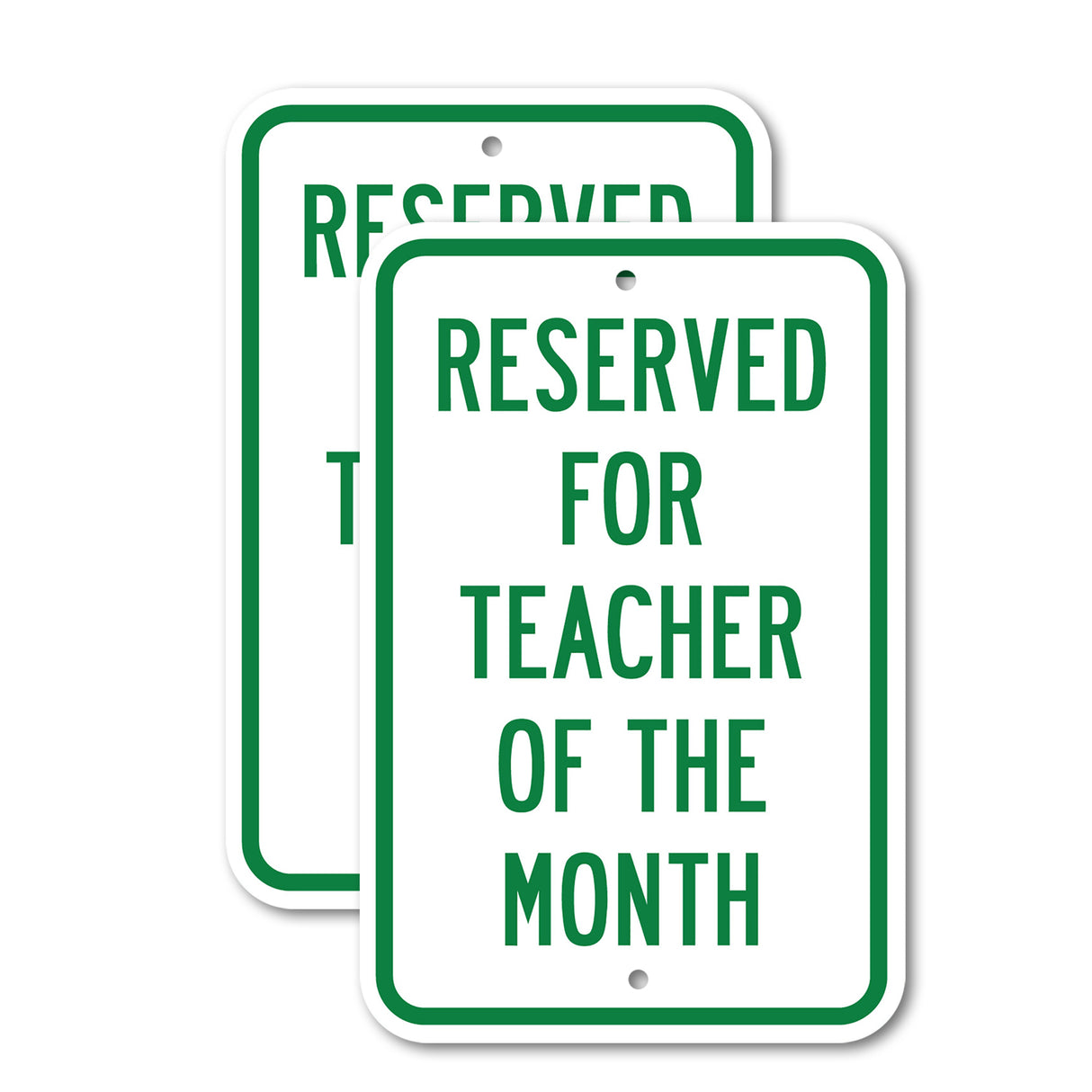 Reserved For Teacher Of The Month