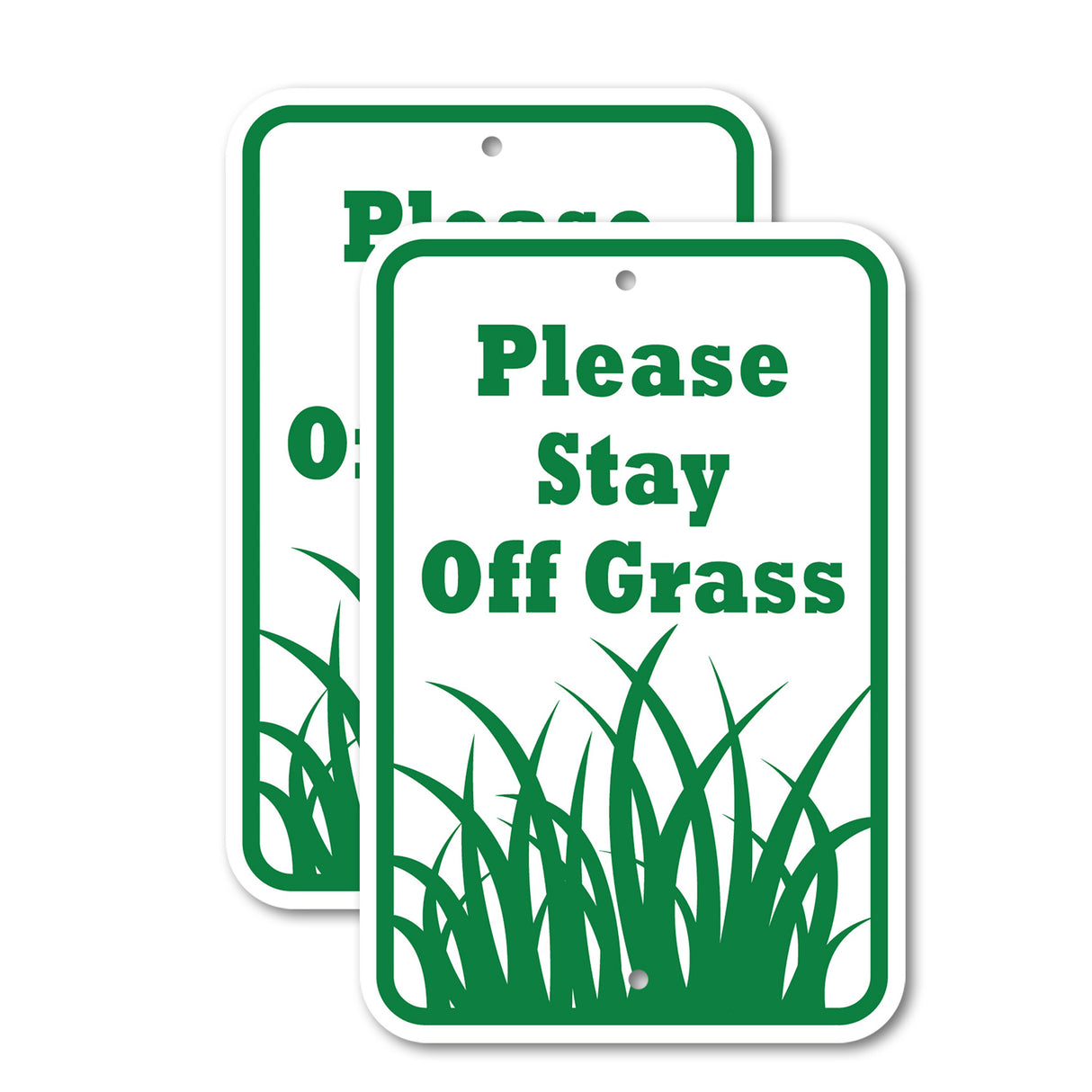 Please Stay Off Grass Rust Proof