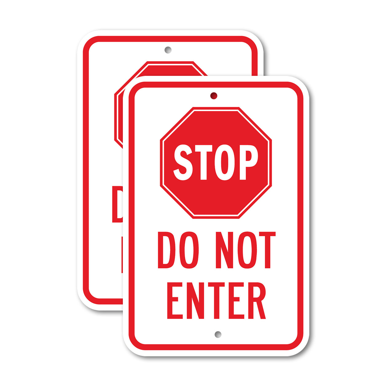 Stop Do Not Enter Rust Proof
