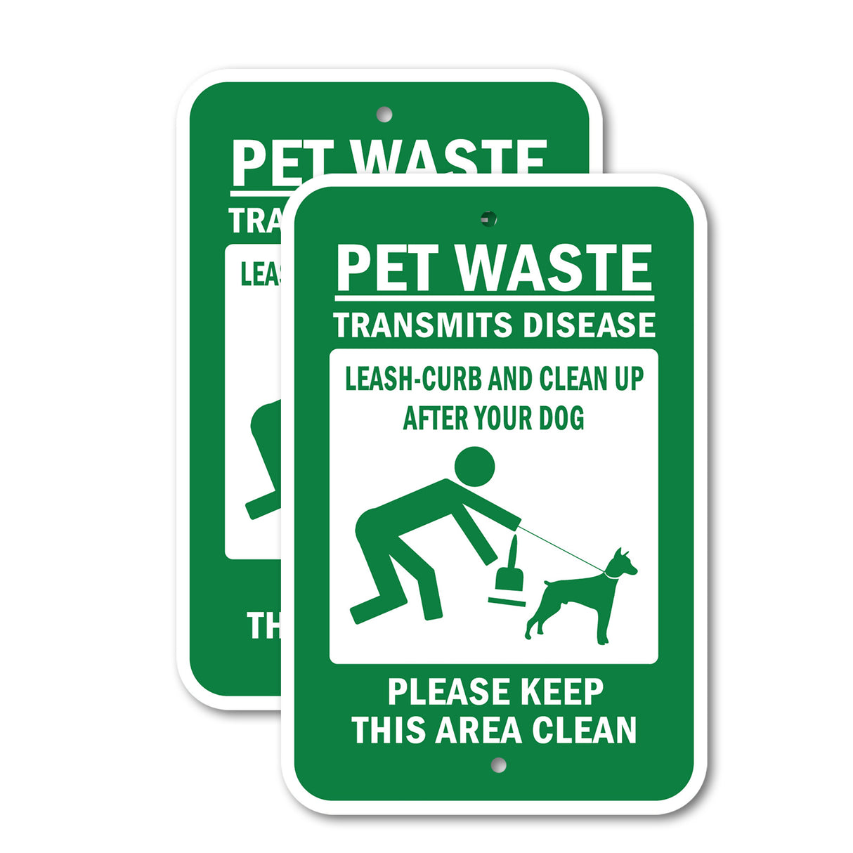 Pet Waste Transmits Disease Leash-Curb And Clea