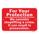 We Consider Shoplifting A Crime. It Can Result In