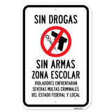 Sin Drogas Sin Armas Zona Escolar Violadores Enfre