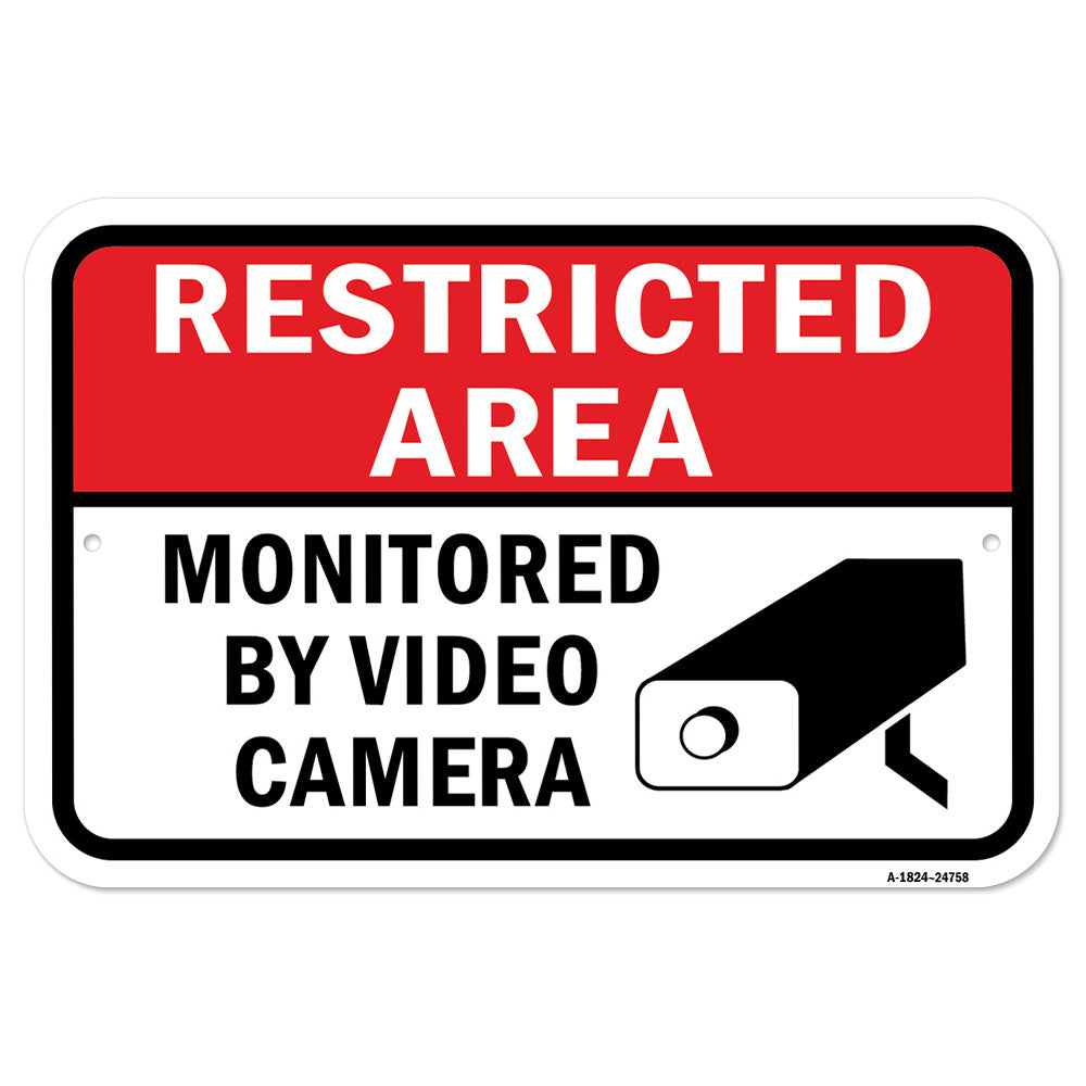 Restricted Area Monitored By Video Camera