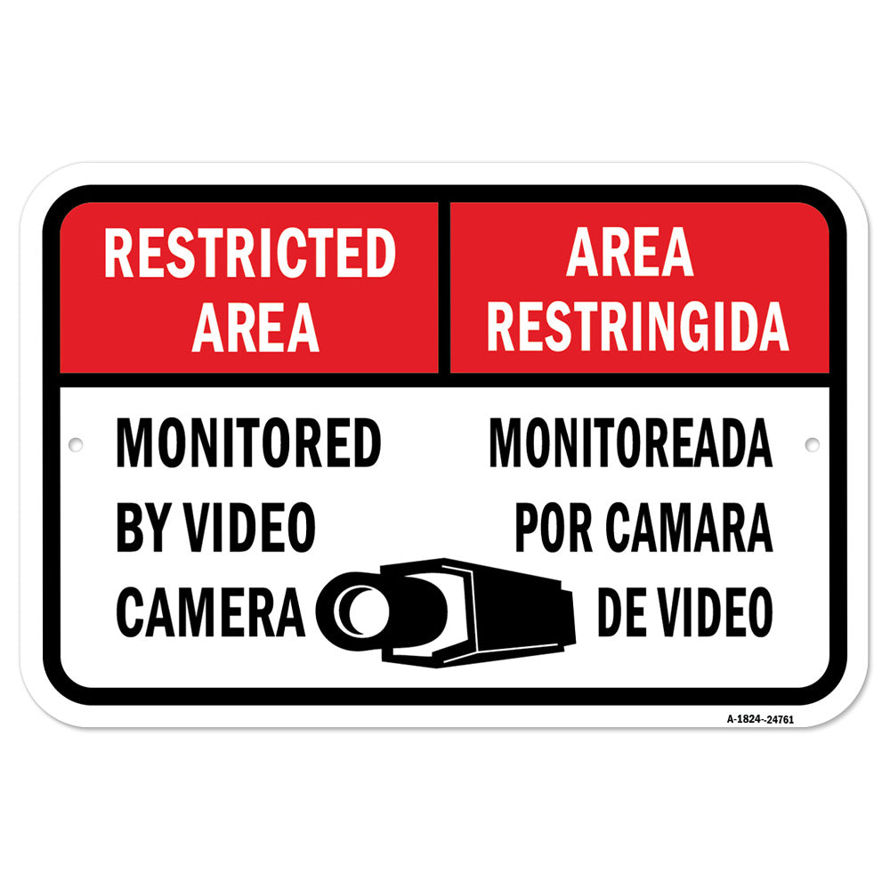 Restricted Area Monitored By Camera - Area Restrin