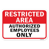 Restricted Area Authorized Employees Only