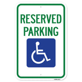 Reserved Parking With Handicapped Symbol