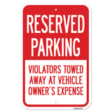 Reserved Parking Violators Towed Away At Vehicle