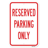 Reserved Parking Only