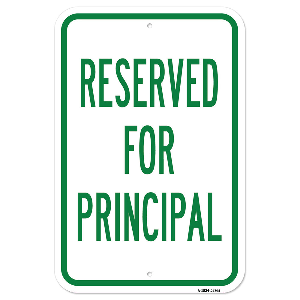 Reserved For Principal