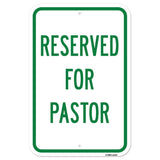 Reserved For Pastor