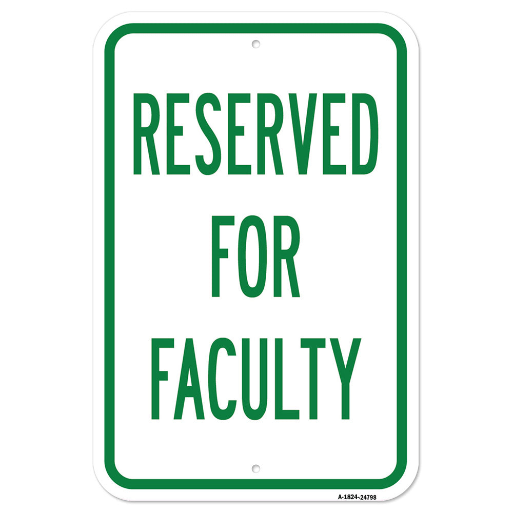Reserved For Faculty
