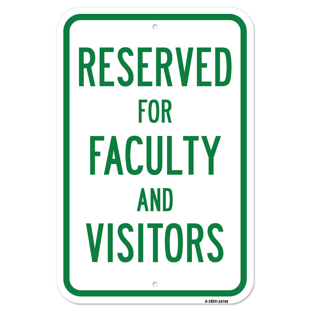 Reserved For Faculty And Visitors