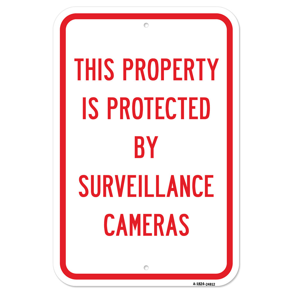 Property Protected By Surveillance Cameras