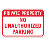 Private Property No Unauthorized Parking