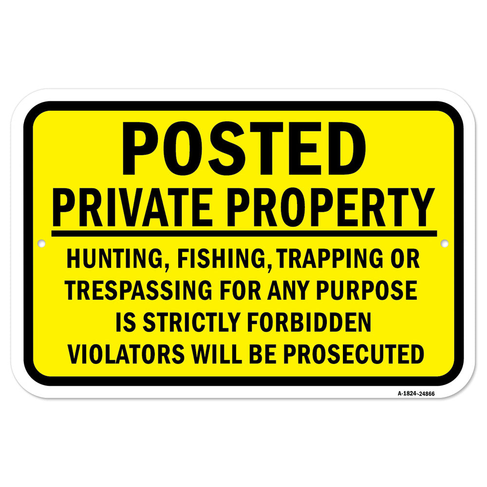 Posted Hunting Fishing Trapping Forbidden Violator