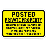Posted Hunting Fishing Trapping Forbidden Violator