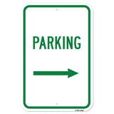 Parking With Right Arrow