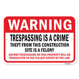Warning Trespassing Is A Crime Theft From This Con