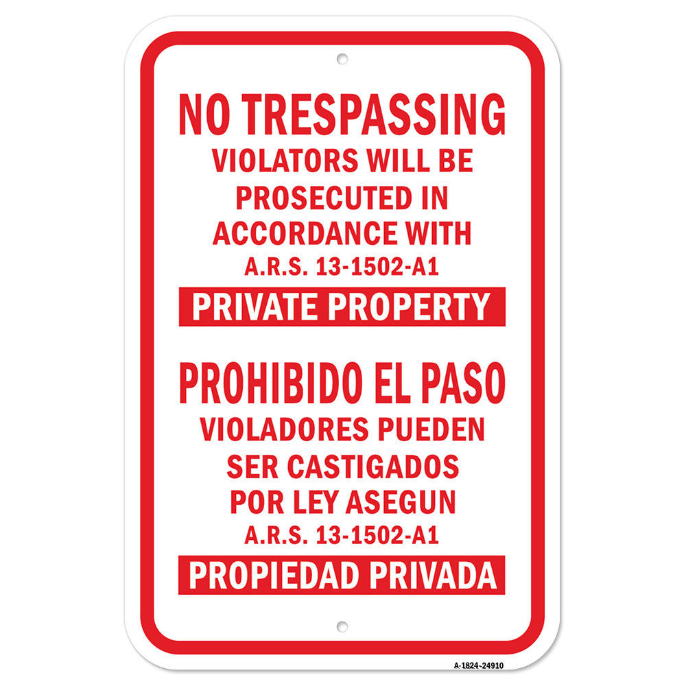No Trespassing Violators Will Be Prosecuted In Acc