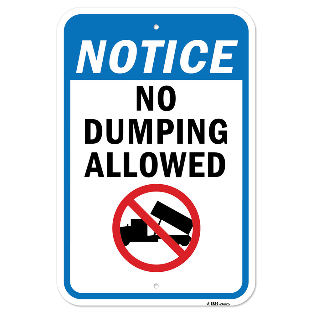 Notice No Dumping Allowed