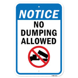 Notice No Dumping Allowed