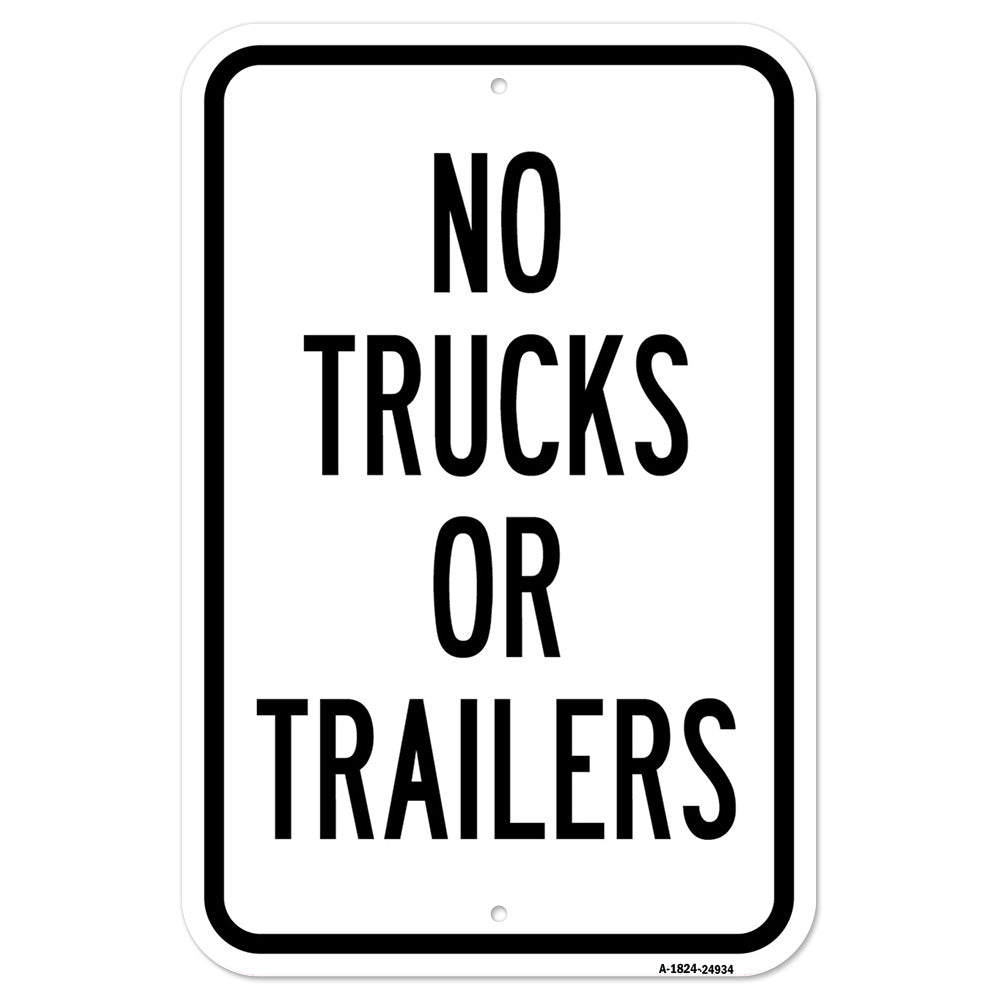 No Trucks Or Trailers