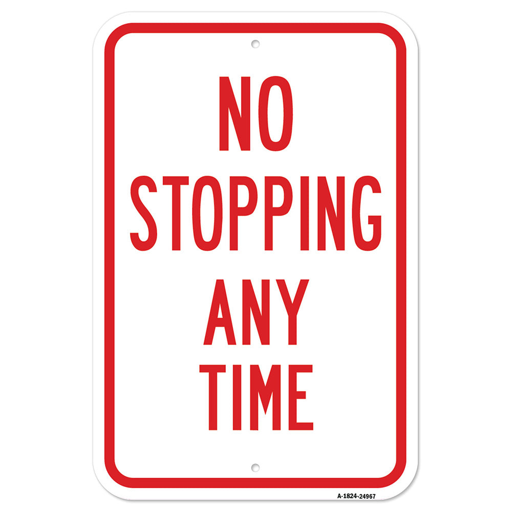 No Stopping Any Time