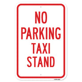 No Parking Taxi Stand