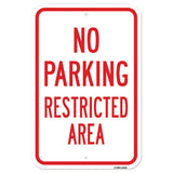 No Parking Restricted Area