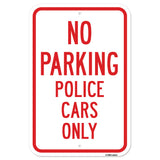 No Parking Police Cars