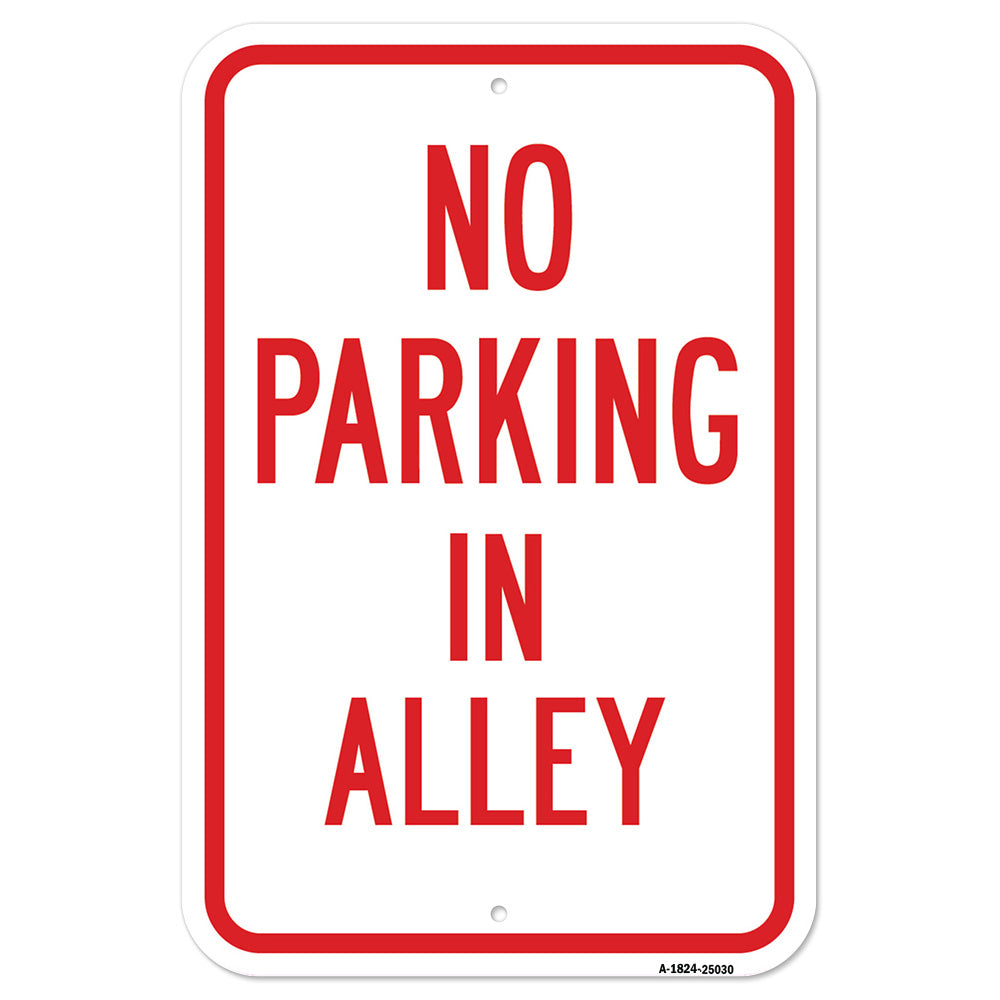 No Parking In Alley